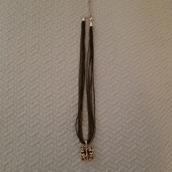 Painted Tile Necklace - Picture 2 of 5